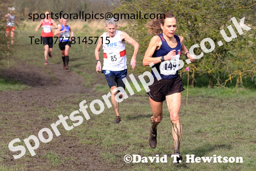 Womens and Mens 65+ in the 2023 BMAF Cross Country Champs., Wallsend. Photo: David T. Hewitson/Sports for All Pics